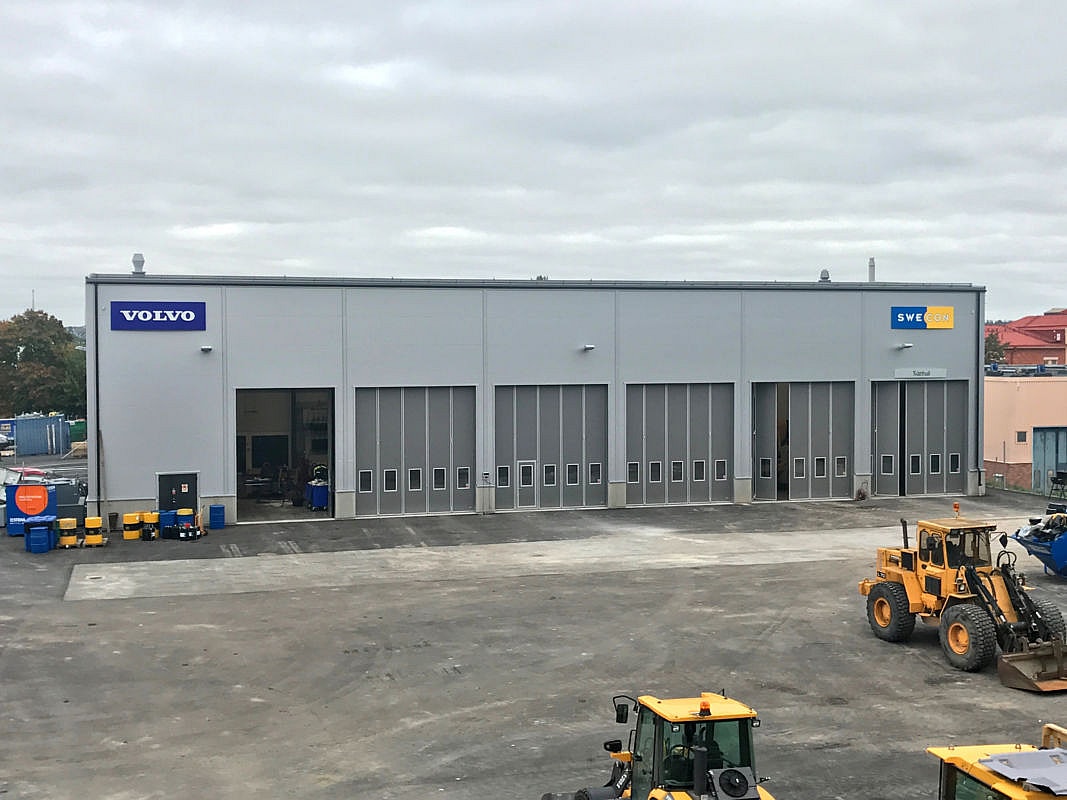 Production hall, Office and workshop, Södertälje Sweden | BORGA