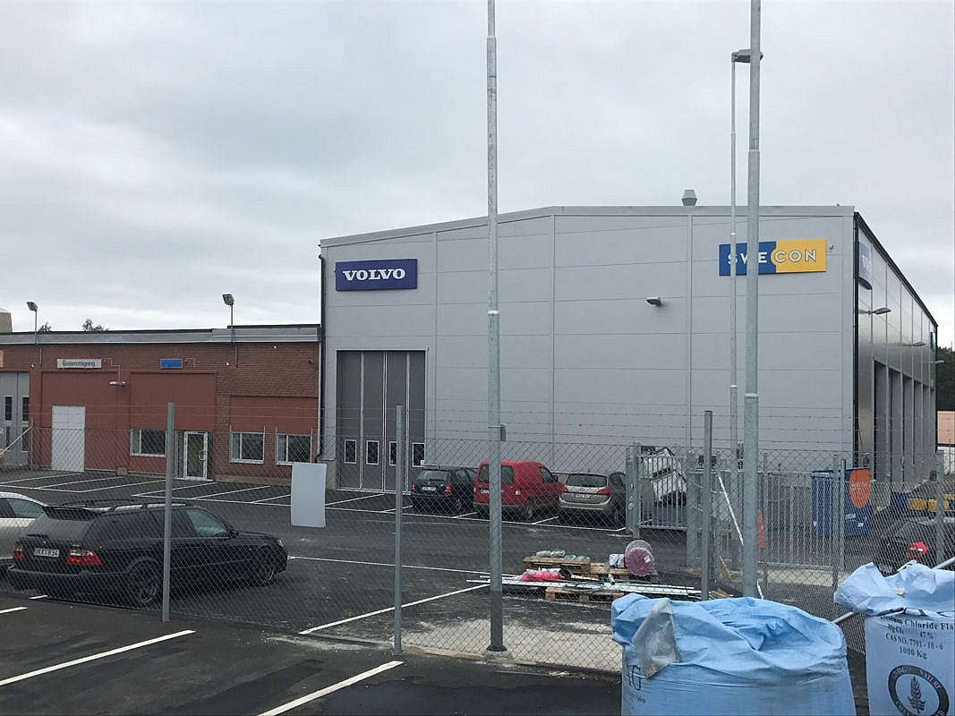 Production hall, Office and workshop, Södertälje Sweden | BORGA