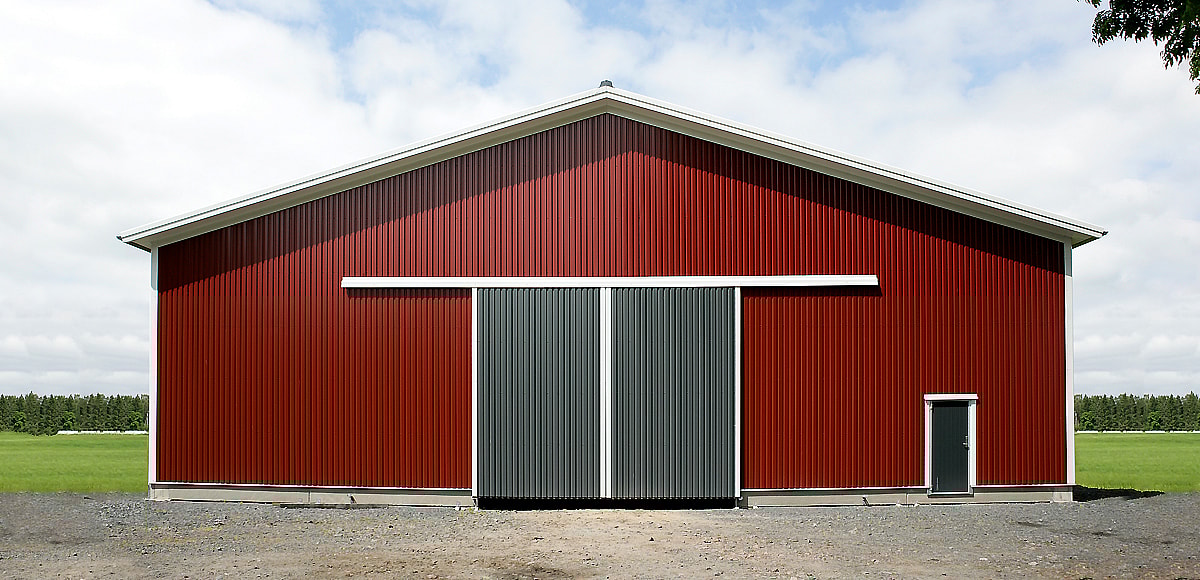 Maskinhall med skjutport | BORGA