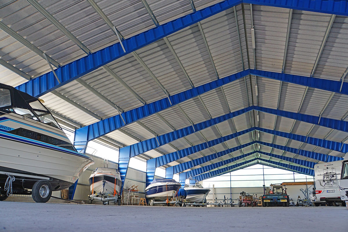 Båt/Husbilshall, Färjestaden | BORGA