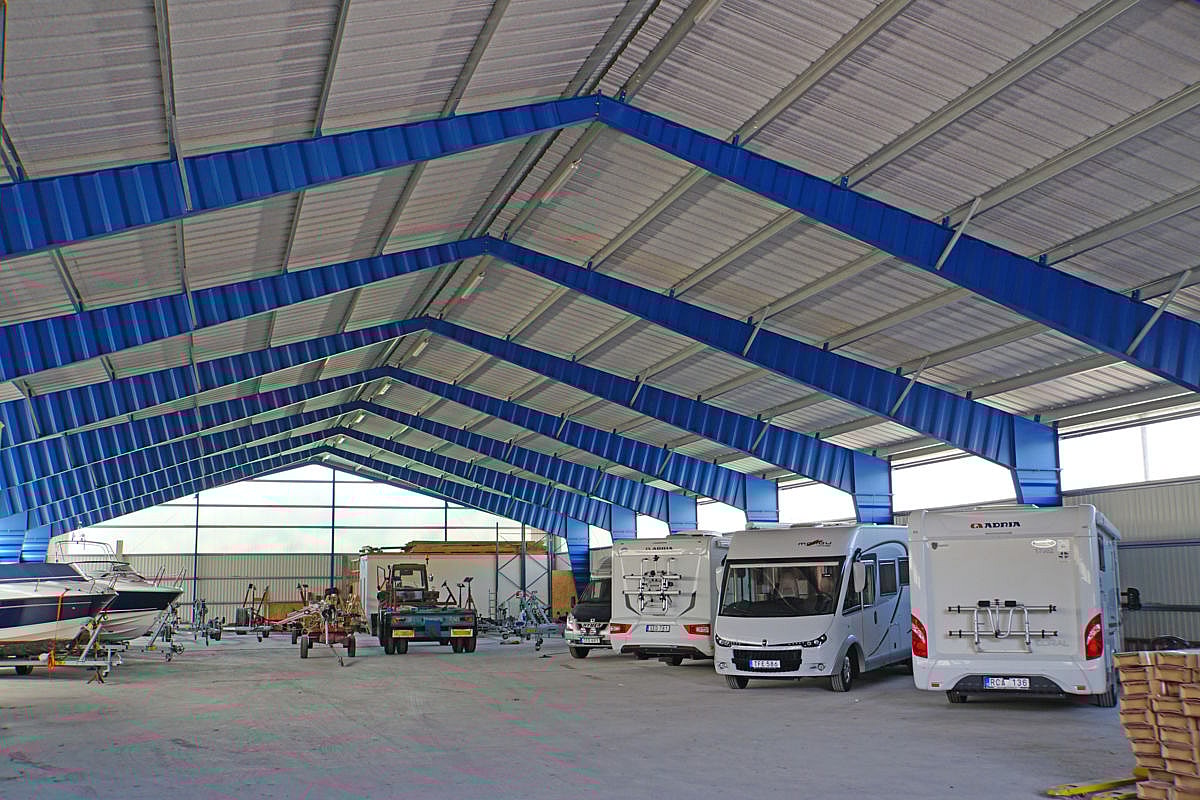 Båt/Husbilshall, Färjestaden | BORGA