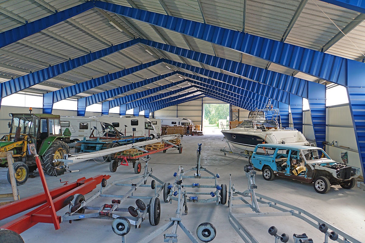 Båt/Husbilshall, Färjestaden | BORGA