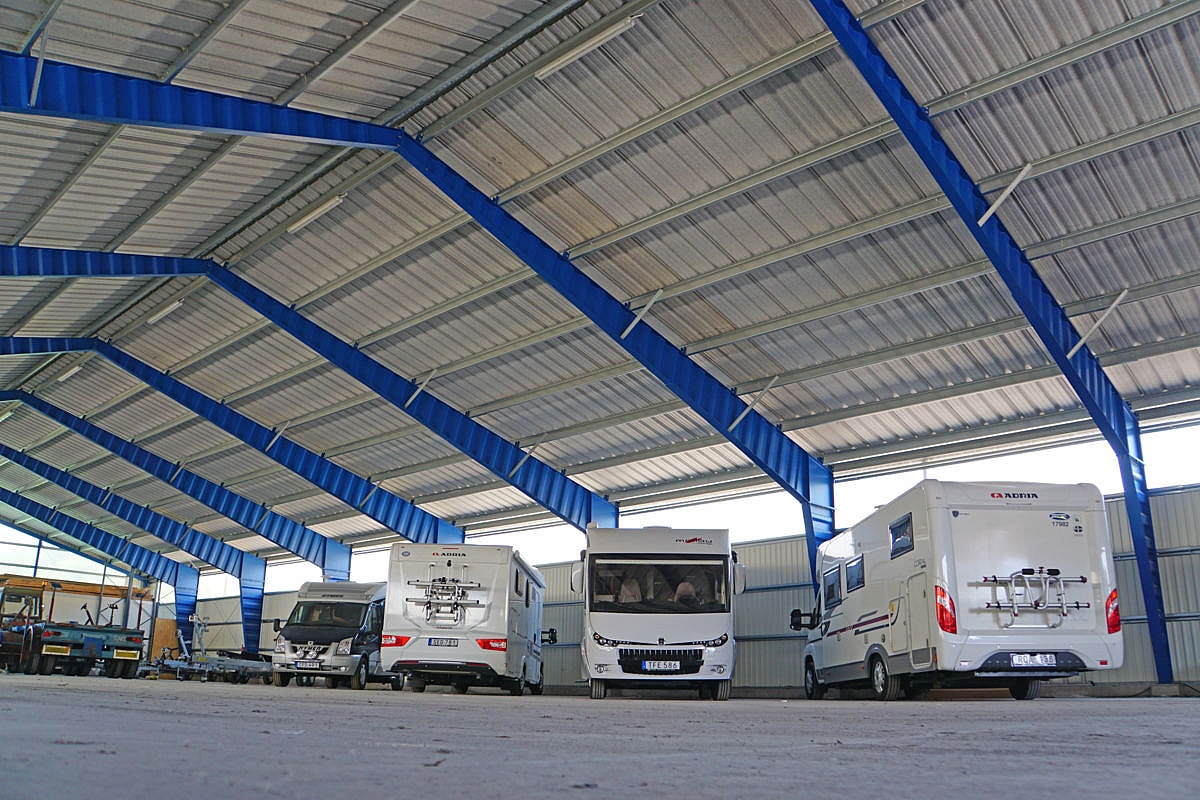 Båt/Husbilshall, Färjestaden | BORGA