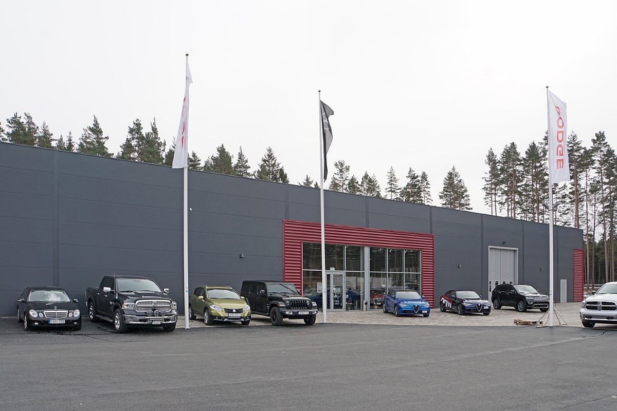 Car showroom, Lidköping Sweden | BORGA