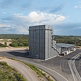 Fabrik med silotorn, Ljungskile | BORGA