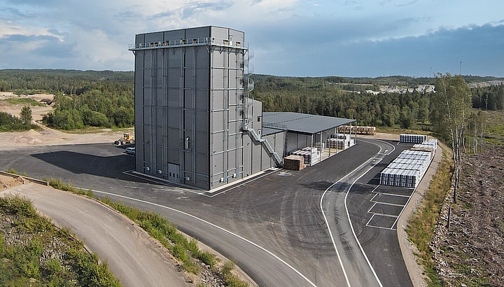 Fabrik med silotorn, Ljungskile | BORGA