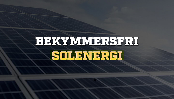 Bekymmersfri solenergi | Borga