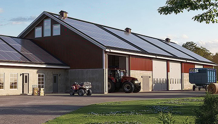 Lantbruk Solpaneler | Borga Energy